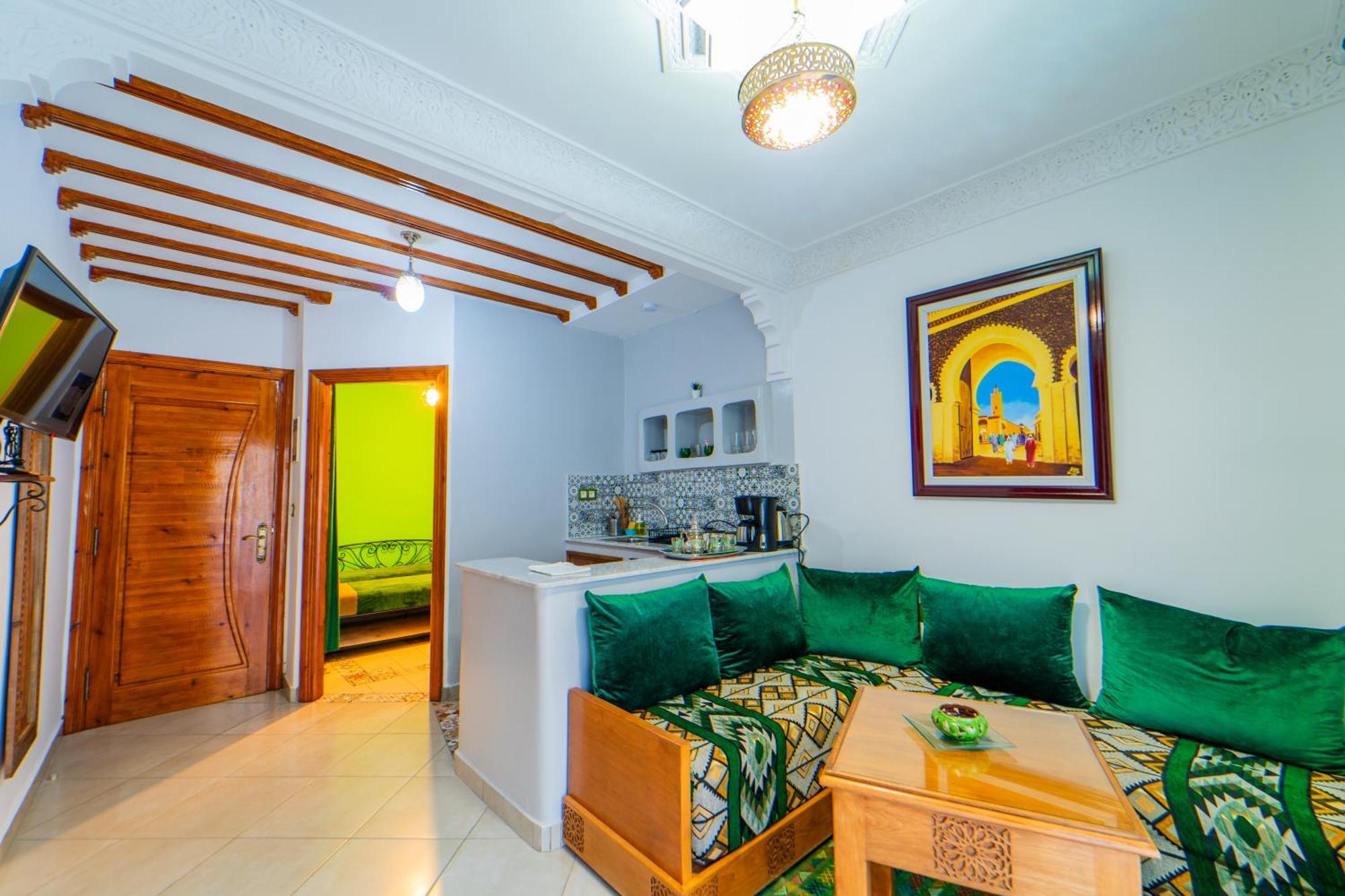 Ferienwohnung Dar Jinane Chefchaouen Exterior foto
